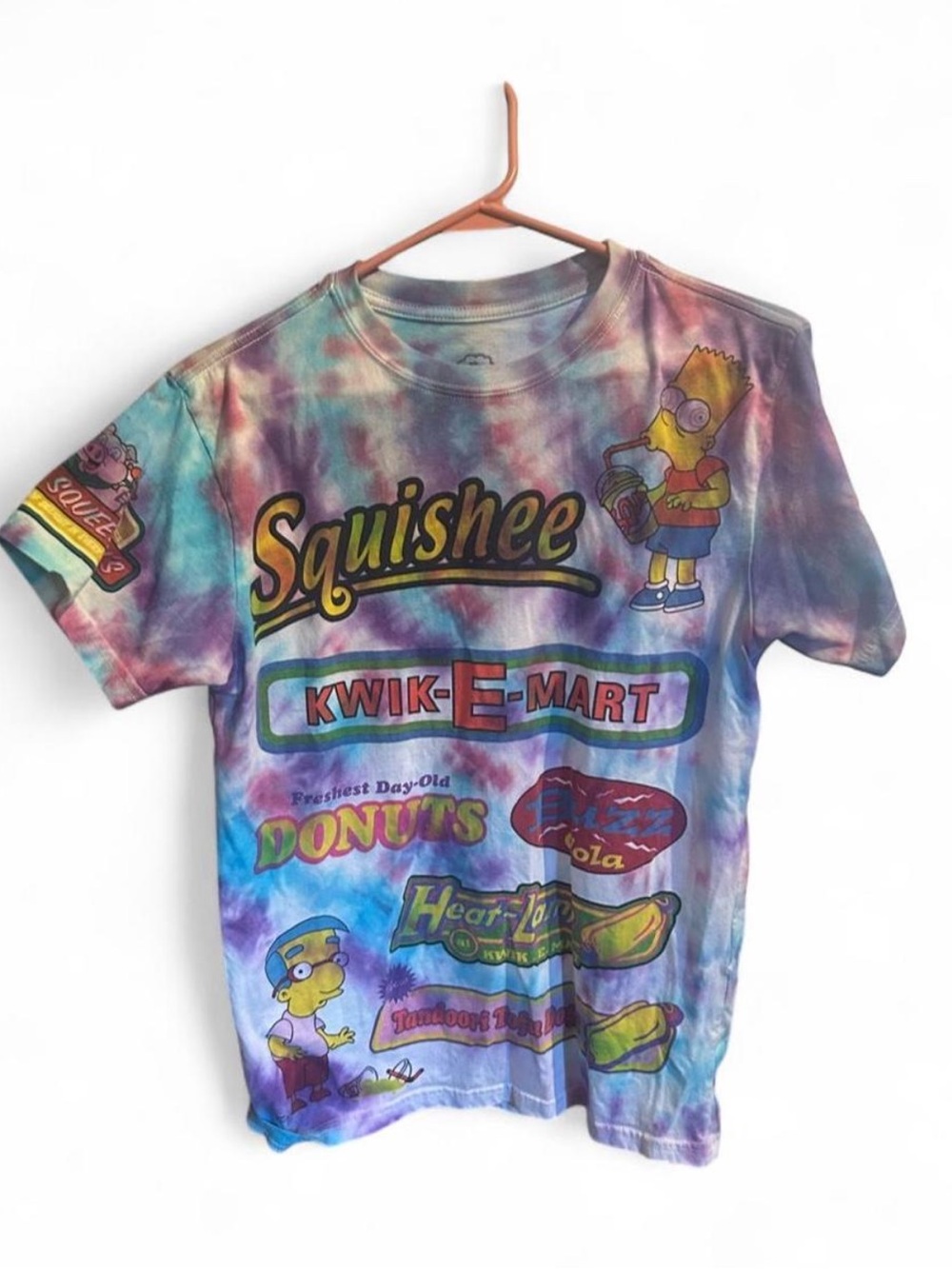 Tie-Dye Kwik-E-Mart Simposons Men’s T-Shirt - Multicolor